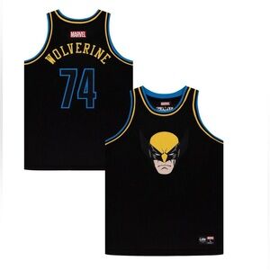 Marvel Wolverine Blackout men’s Basketball Jersey #74 Lids Exclusive Size 2XL